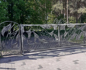 Skardinės tvoros - Gaminame, montuojame vartus,tvoras,turėklus - 1