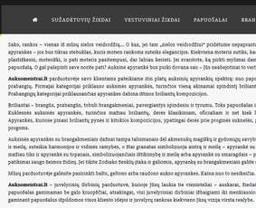 Turinys jūsų svetainei, straipsniai, Redagavimas / Irma Norkūnienė / Darbų pavyzdys ID 609615