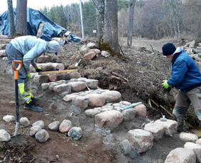 Akmens darbai.lauko laiptai.akmenų klojimas / Akmens Asai / Darbų pavyzdys ID 610659