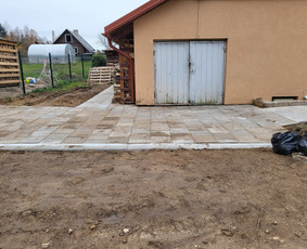 Vejos bortelių įrengimas - Trinkelių klojimas Vilniuje - 2