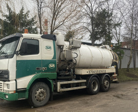 Nuotekų valymo įrenginiai - Nuotekų i&scaron;vežimas, Vamzdynų plovimas - 1