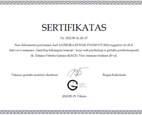 Psichologinė, emocinė pagalba - Psichoterapija (Geštalto, Emdr) (lt,eng,ru) - 4