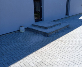 Trinkelių klojimas Kauno - Marijampolės apskrityse / Trinkelių klojimas / Darbų pavyzdys ID 3249141