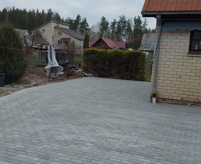 Trinkelių klojimas Kauno - Marijampolės apskrityse / Trinkelių klojimas / Darbų pavyzdys ID 3249147