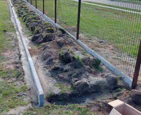 Kelio bortų įrengimas - Trinkelių klojimas Kauno - Marijampolės apskrityse - 2