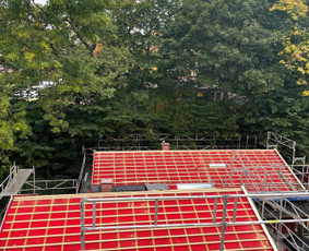 Plokščių Stogų Dengimas Pvc, Epdm ir bitumine Danga / Tvirti stogai / Darbų pavyzdys ID 3249513