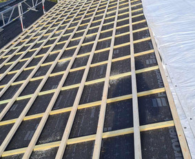 Plokščių Stogų Dengimas Pvc, Epdm ir bitumine Danga / Tvirti stogai / Darbų pavyzdys ID 3249525