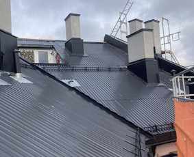Plokščių Stogų Dengimas Pvc, Epdm ir bitumine Danga / Tvirti stogai / Darbų pavyzdys ID 3249549