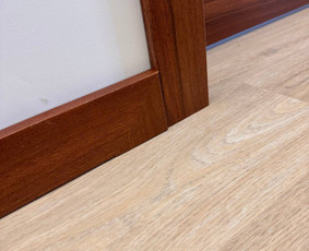 Vidaus apdaila.dažymas, tinkavimas glaistas. - Grindjuosčių montavimas - 1 Grindjuosčių montavimas - Vidaus apdaila.dažymas, tinkavimas glaistas. - 1