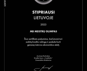 Aukštalipių įmonė siūlo savo paslaugas / MB Meistrų Olimpas / Darbų pavyzdys ID 3251703