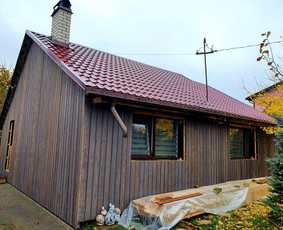 Stogų, perdangų ir kitų konstrukcijų šiltinimas - Rąstinių sienų šiltinimas - 1 Rąstinių sienų šiltinimas - Stogų, perdangų ir kitų konstrukcijų šiltinimas - 1