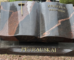 Paminklai, meniški antkapiai, granito plokštės / Kauno Antkapiai / Darbų pavyzdys ID 3253751