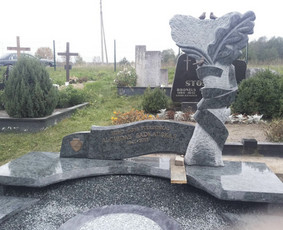 Paminklai, meniški antkapiai, granito plokštės / Kauno Antkapiai / Darbų pavyzdys ID 3253791