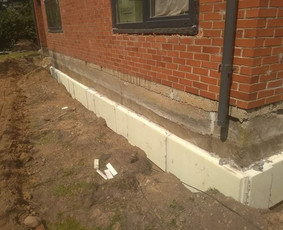 Fasadų, sienų &scaron;iltinimas - Pamatų &scaron;iltinimas - 1