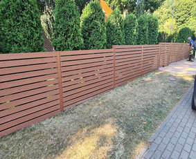 Medinės tvoros - Kiemo vartai, tvoros - 2