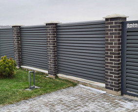 Tvoros pamatai, betonavimas - Kiemo vartai, tvoros - 2