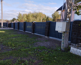 Metalinės tvoros - Kiemo vartai, tvoros - 4