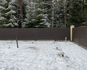 Metalinės tvoros - Kiemo vartai, tvoros - 3