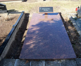 Paminklai, meniški antkapiai, granito plokštės / Kauno Antkapiai / Darbų pavyzdys ID 3259805