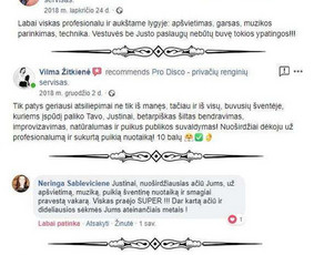 Profesionali Vedėjo ir Dj komanda arba tik Dj puikia kaina! / Justinas Sruoginis / Darbų pavyzdys ID 617789
