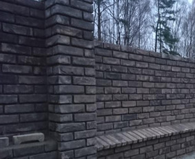 Statybos darbai - Mūro darbai. - 1