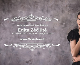Renginių vedėja ir koordinatorė Edita / Edita Zėčiūtė / Darbų pavyzdys ID 618941