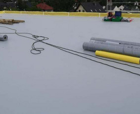 Plokščių Stogų Dengimas Pvc, Epdm ir bitumine Danga / Tvirti stogai / Darbų pavyzdys ID 3266891