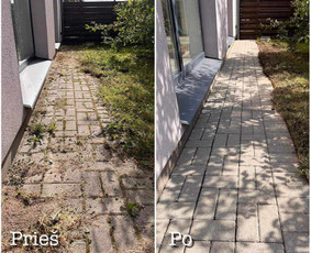 Trinkelių,terasų,fasadų,kietų paviršių plovimas / Švaros Švyturys / Darbų pavyzdys ID 3267493