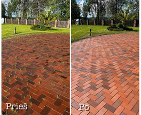 Trinkelių,terasų,fasadų,kietų paviršių plovimas / Švaros Švyturys / Darbų pavyzdys ID 3267507