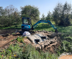 Žemės kasimo darbai. Mini ekskavatoriaus paslaugos. / JONAS / Darbų pavyzdys ID 3269061