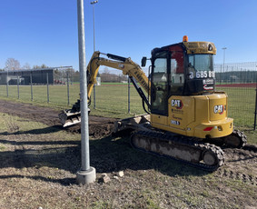 Ekskavatoriaus nuoma - Aikštelių, kelių įrengimas-griovimo darbai - 2