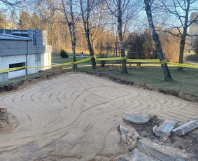 Mini ekskavatoriaus nuoma - Aikštelių, kelių įrengimas-griovimo darbai - 4