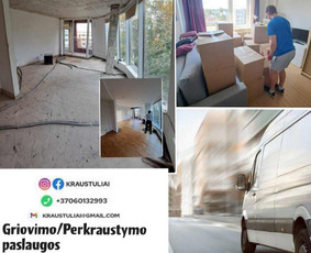Griovimo darbai, perkraustymas, krovinių pervežimo paslaugos / KrausTuliai / Darbų pavyzdys ID 3273725