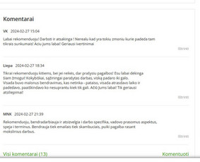 Referatai - Ra&scaron;to darbų konsultacijos paslaugos - 1