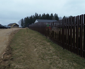 Tvorų montavimas. Skardinių tvorų gamyba / UAB VORMETA / Darbų pavyzdys ID 3275539