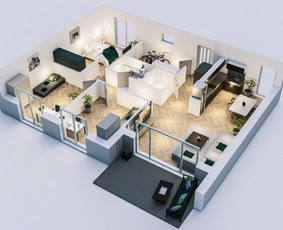 3d Vizualizacijos / 3d planai / Interjero Vizualizacija / Emilis Adomaitis / Darbų pavyzdys ID 3275573