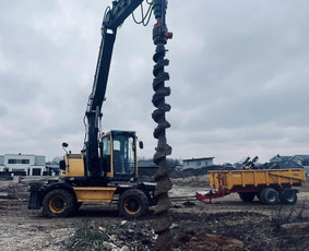 Polių gręžimas - Cfa polių gręžimas atviro tipo polių gręžimas ekskavatorius - 3