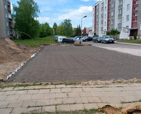 Sklypų valymas, pagrindų, vejos įrengimas,trinkelių klojimas / UAB "Pakrilė" / Darbų pavyzdys ID 3279001