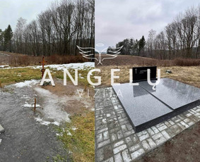 Angelų vizija - kapų tvarkymas - Kapo uždengimas akmens gaminiais - 1 Kapo uždengimas akmens gaminiais - Angelų vizija - kapų tvarkymas - 1