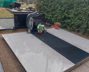 Kapų dengimas plokštėmis ir kt. - Paminklų, antkapių montavimas - 2 Paminklų, antkapių montavimas - Kapų dengimas plokštėmis ir kt. - 2
