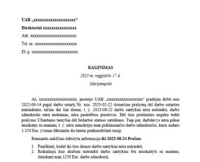 Darbo teisės paslaugos - Advokato padėjėjos teisinės paslaugos ir mediacija - 1