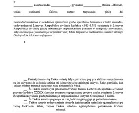 Teisinės paslaugos - Advokato padėjėjos teisinės paslaugos ir mediacija - 1