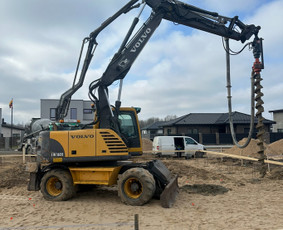 Polių gręžimas - Cfa polių gręžimas atviro tipo polių gręžimas ekskavatorius - 2