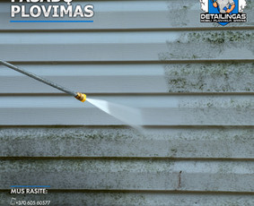 Fasadų plovimas - Trinkelių plovimas / Fasadų, stogų, kiemo plovimas - 1