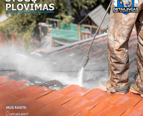 Srautinis valymas - Trinkelių plovimas / Fasadų, stogų, kiemo plovimas - 3