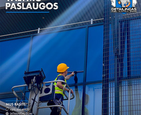 Srautinis valymas - Trinkelių plovimas / Fasadų, stogų, kiemo plovimas - 4