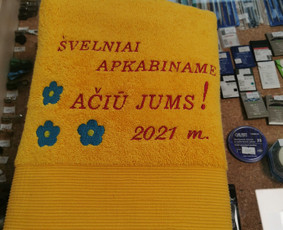 Siuvinėjimo paslaugos -logotipai, antsiuvai, emblemos ir kt. / Mažoji bendrija Siuvimo oazė / Darbų pavyzdys ID 3284609