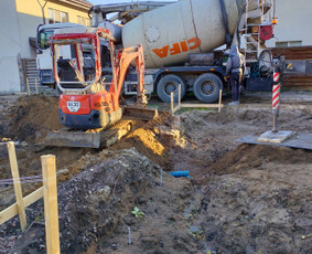 Inžinerinių tinklų įrengimas - Mini ekskavatorius nuoma, drenažo, lietaus nuotekų darbai - 1