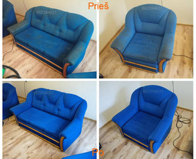 Kilimų valymas - Giluminis minkštų baldų valymas Kaunas, Klaipėda, Vilnius, - 2