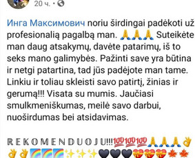 Burimas, prognozes, Analizės (visų gyvenimo sričių) / Inga / Darbų pavyzdys ID 3290443